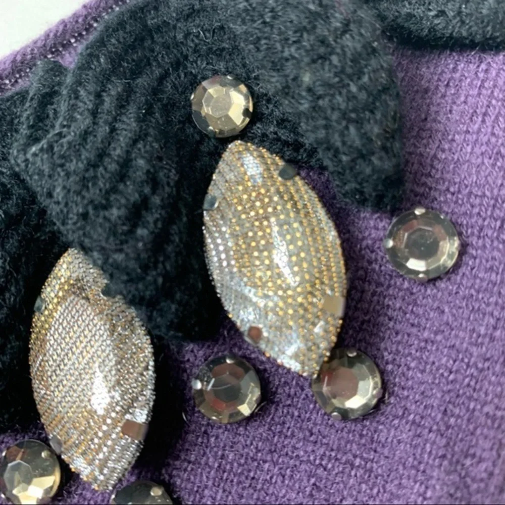 Tory Burch Embellished Cashmere Sleeveless Sweater